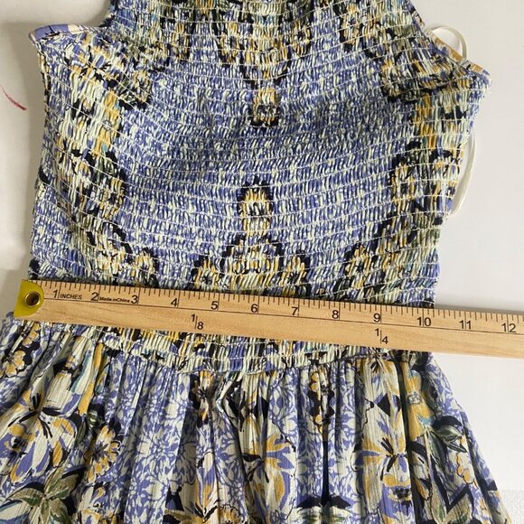 NWT BKE Angie Maxi Halter Dress womens M Split Shorts Sundress Beach - Picture 12 of 13
